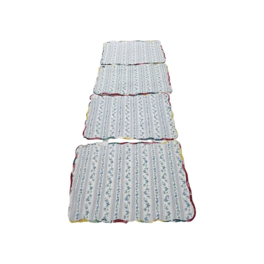 Set‎ Of 6 Floral Placemats Cottage Colorful Flower